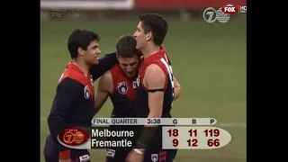 Adem Yze - Melbourne - 2 goals v Fremantle - 1997 Round 22 - MCG - AFL