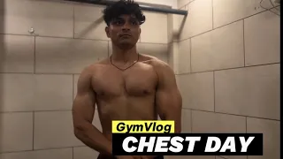 Gym vlog|Chest day|Chest workout for beginners|How to grow triceps|Chest and triceps workout|#gym
