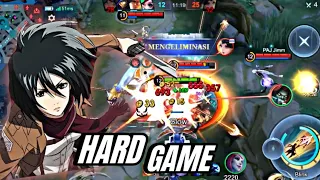 GIVING UP IS NOT FANNY'S SOUL‼️HARD GAMEPLAY|MLBB