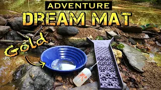 Gold Prospecting with Dream Mat Adventure Sluice!