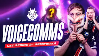 Caps Champion Pool Leaked! | LEC Spring 2021 Playoffs Semi-Final vs Rogue Voicecomms