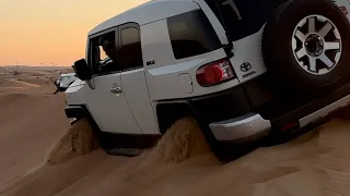 Fj Cruiser Recovery From Dune!