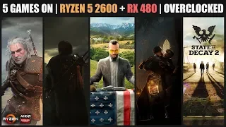 Ryzen 5 2600 + RX 580 (5 Games tested) | FC5, Vampyr, Witcher 3 & more! | 1080p & 1440p Gameplays