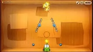 Cut the Rope - Cardboard Box Walkthrough - Levels 1-9 - (Google Chrome Version).