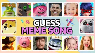 Guess The Meme & The Singer  Ronaldo, Salish Matter, Bamboo Panda, Bongo Cat