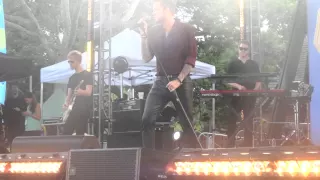 Adam Lambert performs Evil In The Night  during soundcheck- GMA June 19, 2015