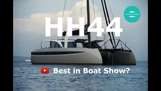 HH44 Performance Sailing Catamaran - What a Beauty! Join us on a 5 Min Boat Tour.