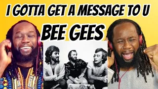 BEE GEES - I gotta get a message to you REACTION - Nobody sounds like Robin! What a voice!