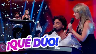 Los imitadores de Marta Sánchez y Andrea Bocelli deslumbraron al jurado con "Vivo por ella"