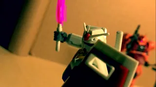 Gundam Gundam Rx-78-2 Beam Saber Attack Stop Motion Animation Test (30fps)