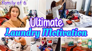 *ULTIMATE* LAUNDRY DAY 2022 || MOM OF 4 LAUNDRY ROUTINE || 🧺 Laundry Motivation || Speed Cleaning