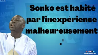 Moussa Diakhaté : "Sonko est habité par l'inexpérience malheureusement."