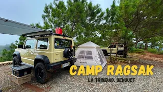 GOING NORTH PART 1 | CAMP RAGSAK LA TRINIDAD, BENGUET | CAR CAMPING | SUZUKI JIMNY JB74 |