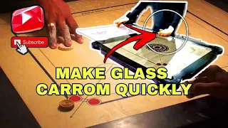 DIY l How to make l Glass For Carrom board l Easy