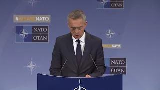 NATO Secretary General, Press Conference at Foreign Ministers Meeting, 27 APR 2018, Part 1 of 2