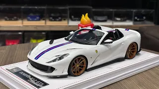 IVY (IM1820J) Novitec Ferrari 812 GTs white 1:18