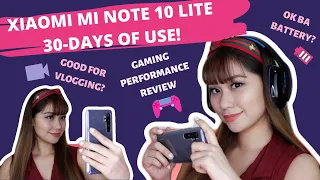 XIAOMI MI NOTE 10 LITE AFTER 30 DAYS OF USE | FULL REVIEW: GAMING, VIDEO & PHOTOGRAPHY, BATTERY TEST