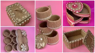 Diy Jute Organizer/ Jute Craft Ideas/ Jute Rope Box