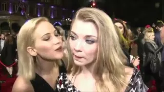 Jennifer Lawrence vs Natalie Dormer Kissing