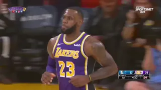 LeBron James Bullet Pass To Lonzo Ball  Mavericks vs  Lakers NBA Season 2018