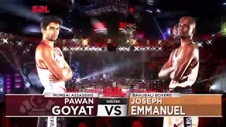 Pawan Goyat v/s Joseph Emmanuel | Mumbai Assassins v/s Bahubali Boxers