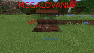 how to play megalovania on noteblocks in minecraft