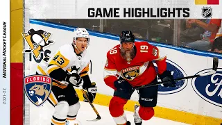 Penguins @ Panthers 10/14/21 | NHL Highlights