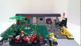 Lego: Mowing The Lawn Like The Pros (Stop Motion)