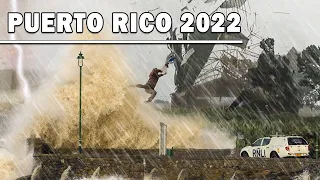 Wind 140 km/h! Terrible Hurricane Fiona in Puerto Rico Island, US 2022