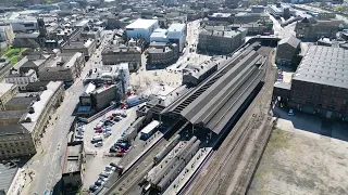 Huddersfield Station From The Sky