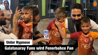 Galatasaray Fan wird unter Hypnose  Fenerbahçe