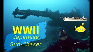 100 Foot (30m) WWII Wreck Sub-Chaser | Palau Escape Josephgucci