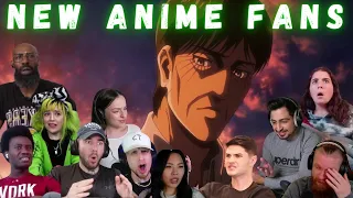 ANIME NEWBIES REACT TO THE BIGGEST SHOCK IN ATTACK ON TITAN SEASON 3 EPISODE 21 REACTION