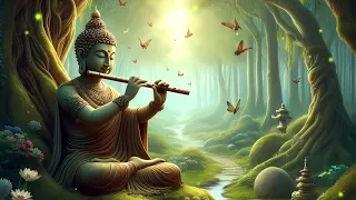 Buddhas Magic Forest| Healing Flute music with Birds | for Relaxation Sleep Yoga Meditation