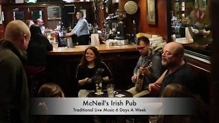 Live Traditional Irish Music at McNeil's Irish Pub in Dublin, Ireland