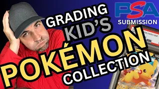 PSA Submission Reveal - Grading Pokémon cards I Found in my Kids Closet