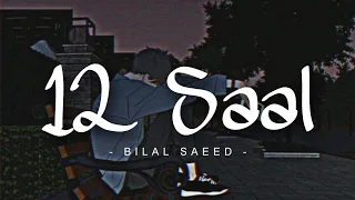 12 SAAL (Slowed + Reverb) | BILAL SAEED