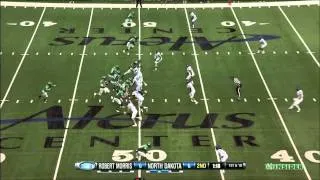 Highlights - UND football vs Robert Morris, 9-6-14