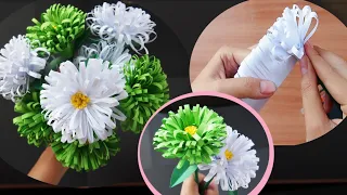 สอนทำดอกไม้กระดาษ 🌼| How to make Very Easy and simple paper Flowers