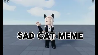 Sad Cat Meme