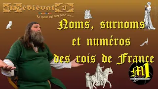 Noms, surnoms et numéros des rois de France [ST]