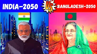 India 2050 vs Bangladesh 2050 - Country Comparison | India vs Bangladesh 2050 Comparison