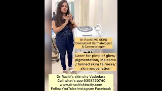 Laser pimples glow fairness melasma tanned skin skin repair at Dr.Rachi’s skin city. Call 6358750740