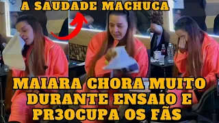 Maiara CHORA muito durante ensaio e PR3OCUPA fãs “A saudade é muito forte)