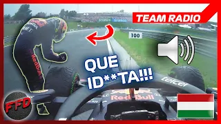 CHECO PÉREZ ENOJADO!! | F1FD | EN ESPAÑOL GP Hungría 2021 #Shorts