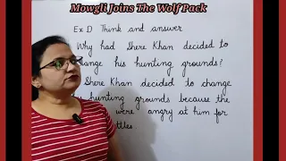 Mowgli Joins the Wolf Pack | Question Answers | Exercises | Class 3 | Communicate with Cambridge