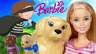 Rodzinka Barbie 💕 Złodziejka piesków 🐶 film z lalką Barbie