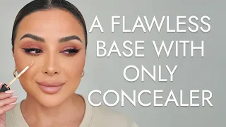 THE CONCEALER TRICK FOR A FLAWLESS BASE NO FOUNDATION | NINA UBHI