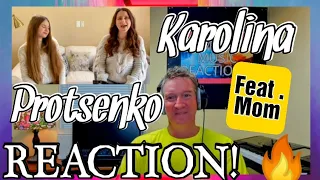 Karolina Protsenko Feat. Mom - Titanium - David Guetta feat. Sia *REACTION!*🔥