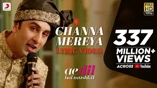 🔥 Mereya - Lyric Video | Ae Dil Hai Mushkil | Karan Johar | Ranbir | Anushka | Pritam | Arijit